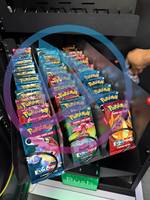 Distributeur automatique de cartes TCG, mini, sur pied, avec écran tactile de 43 pouces, pour la vente de cartes sportives