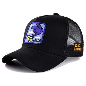 หมวกเบสบอลตาข่าย Road Runner ปรับขนาดได้ สไตล์ฮิปฮอป สำหรับผู้ใหญ่ ใส่ได้ทุกฤดู สำหรับกิจกรรมกลางแจ้ง ขายส่ง รับทำโลโก้ 5 แผง - Product Image 1