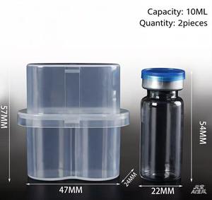 Scatole in <span class=keywords><strong>Plastica</strong></span> PP <span class=keywords><strong>Trasparente</strong></span> all'Ingrosso per Conservazione Flaconi Vaccini 10ml 7ml 5ml 3ml Porta Fiale per Confezionamento Peptidi Spesse - Product Image 6