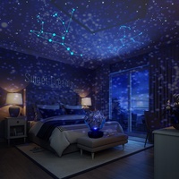 Projecteur LED produisant l'image d'un ciel étoilé, lumière changeante entre 7 couleurs, idéal pour la chambre d'un enfant, livraison gratuite