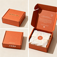 Boîte d'expédition personnalisée en carton ondulé avec logo imprimé sur mesure, emballage cadeau personnalisé, petite boîte d'expédition