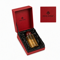 Boîte à parfum élégante personnalisée en carton blanc, emballage de parfum avec logo estampé or, boîte à parfum avec insert en satin