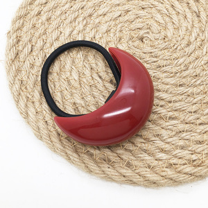 Diadema para cola de caballo, accesorio para el cabello vintage, cuerda para el cabello, banda de goma, cuerda para el cabello, cola de caballo atada con resina, en forma de U - Product Image 4