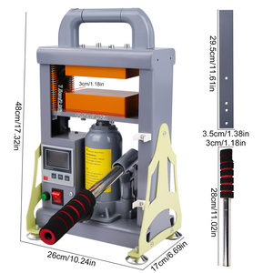 Prensa Manual <span class=keywords><strong>de</strong></span> Resina <span class=keywords><strong>de</strong></span> 5 Toneladas en Existencia en la UE para una Extracción <span class=keywords><strong>de</strong></span> Alto Rendimiento |   Placa <span class=keywords><strong>de</strong></span> Calentamiento Doble <span class=keywords><strong>de</strong></span> 600W para Aceite Esencial, Hash CBB - Product Image 2