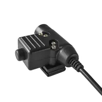 TS TAC-SKY U94 Adaptateur PTT Tactique U94 Ptt Compatible avec COMTA SORDINHEADSET Casque Tactique pour Chasse Sport Tir