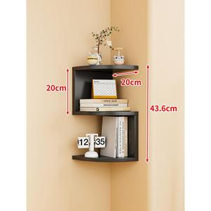 <span class=keywords><strong>PVC</strong></span> Vật liệu góc Kệ tường nổi Kệ nổi cho tường với thiết kế ngoằn ngoèo kệ sách - Product Image 6