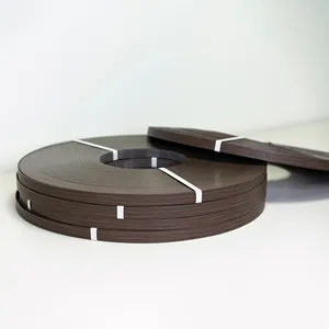 PVC Solid Flexible Edge Banding Trim Tape 25mm X 1-1.5mm Thick