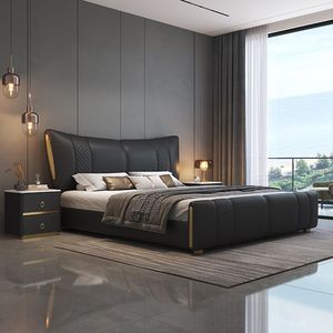 Struttura del <span class=keywords><strong>letto</strong></span> in pelle trapuntata personalizzabile in pelle trapuntata con struttura rifinita in <span class=keywords><strong>oro</strong></span> moderna eleganza - Product Image 6