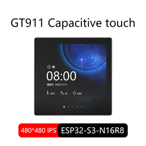 Carte d'affichage intelligente ESP32-S3 4.0" 480×480 |   HMI tactile capacitif LVGL, Wi-Fi/BLE, compatible Arduino & ESP-IDF W856 - Product Image 5