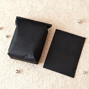 Sac d'emballage en plastique transparent personnalisé pour vêtements, sac à fermeture éclair givré avec logo, sac à fermeture éclair - Product Image 3