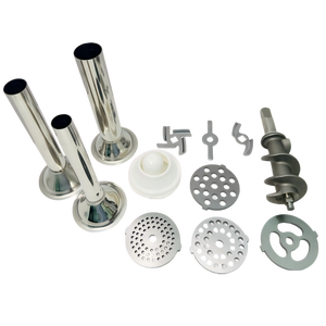 Accessoire polyvalent pour <span class=keywords><strong>hachoir</strong></span> à <span class=keywords><strong>viande</strong></span> en acier inoxydable, idéal pour les cuisiniers et les amateurs de cuisine. - Product Image 1