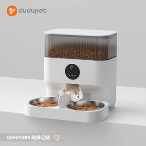 Distributeur automatique de nourriture pour animaux de compagnie Dudu Smart Pet Feeder 5L à double bol pour chiens et chats avec contrôle par application et design détachable - Product Image 5