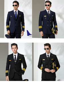 Uniforme de travail pour pilote d'aviation pour hommes - Product Image 3