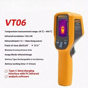 กล้องถ่ายภาพความร้อนดิจิตอล /Flopke VT06 Pti120 กล้องอินฟราเรดความละเอียดสูง 16.7 ล้านสี สำหรับตรวจสอบระบบทำความร้อนใต้พื้นและรอยรั่ว - Product Image 4