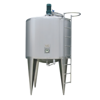 Barre de savon en poudre réservoir de mélange en acier inoxydable émulsionner réservoir désinfectant pour les mains faisant la machine