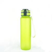Bouteilles d'eau étanches de sport portables de 32oz/1L bouteille de boisson en plastique de bouilloire de fitness de grande capacité vente en gros