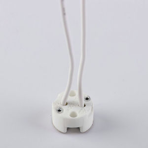 Gốm giữ đèn ổ cắm cơ sở <span class=keywords><strong>Adapter</strong></span> dây cho bóng đèn Led đứng Halogen phụ kiện đèn dây - Product Image 2