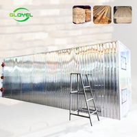 Four de séchage de bois à haute température de 10 m³ pour le chauffage au bois de chauffage