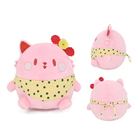 Série de Peluches Chat Kawaii Personnalisées, Porte-clés en Peluche, Sac Bandoulière, Personnalisation Multi-Produits