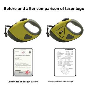 Lámpara LED portátil de 5 metros, cuerda de tracción retráctil para mascotas, respetuosa con el medio ambiente, razas pequeñas, Correa sólida de plástico luminosa para perros de moda - Product Image 3