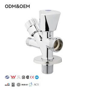 工場卸売 PPWブランド AP31156-00GA型 マニュアルクローム仕上げ真鍮製蛇口 衛生水道配管ボールアングルバルブ - Product Image 1