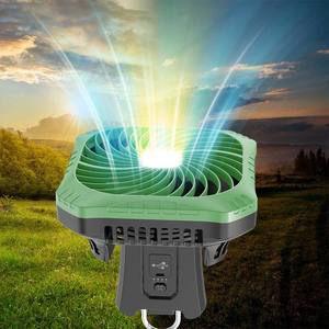 Ventilateur de bureau haute puissance, rechargeable par USB, silencieux, portable, pour l'extérieur - Product Image 4