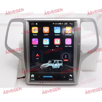Autoradio multilingue de 12.1 pouces avec navigation GPS, lecteur multimédia Carplay pour voiture Jeep Cherokee de 2008 à 2013
