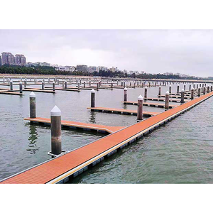 Embarcadero flotante, pontones flotantes de aluminio, casa de madera prefabricada, muelle flotante de aluminio para pesca, barco - Product Image 1