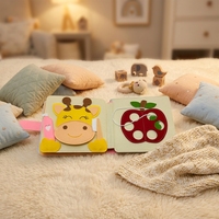 Livre sensoriel en feutre pour bébé, livre d'éveil en tissu, jouets éducatifs précoces en feutre
