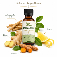 Supplément d'extrait de papaye de cultures vivantes fermentées de haute résistance Ashwagandha de haute qualité boissons liquides Ashwagandha pour adulte