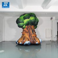 Arbre gonflable de conte de fées, accessoire de décoration en forme d'arbre végétal gonflable, idéal pour les spectacles théâtraux