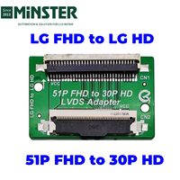 Adaptador Convertidor de 51 Pines FHD LG a 30 Pines HD LG LVDS, Tarjeta Adaptadora, Placa, Pantalla LCD LED para TV, Panel de Pantalla, Conector de Cable Flexible