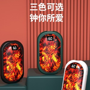 Hand Warmer Power Bank 6000mAh Digital Display <b>USB</b> Charging Fast <b>Heating</b> Unisex Three Colors Available - Product Image 1