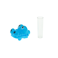 Jouets en forme de crocodile colorés en gros, tubes vides en plastique pour bonbons, jouets pour enfants, emballage promotionnel de bonbons