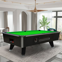 Table de billard commerciale à monnayeur de 7 et 8 pieds avec système de retour automatique de balles, faible MOQ