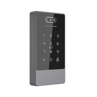 Contrôle d'accès par reconnaissance faciale K5F TTLOCK, reconnaissance faciale + empreinte digitale + carte + code + application mobile, 5 en 1, écran tactile, IP66 étanche, stockage cloud