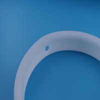 Anillo de Sellado de Silicona de Grado Alimenticio Personalizado con Orificios de Posicionamiento, Junta Moldeada Impermeable para Contenedores de Alimentos