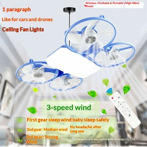 Nouvelle <span class=keywords><strong>lampe</strong></span> de nuit pliable à LED haute puissance avec télécommande et ventilateur à vis - Product Image 3