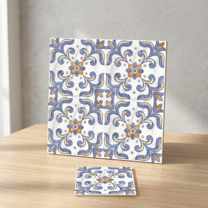 Marque Vistaar 12x12 300x300mm Carrelages de sol numériques en céramique brillante à impression HD pour cuisine, salle de bain et bureau - Product Image 1