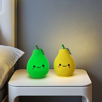 Pat Touch Room personnalisé enfants lapin Mini Rgb Silicone humeur poires USB dormir lumières douces coloré LED veilleuses Pomelo