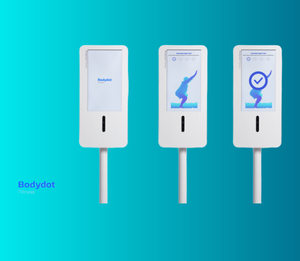 Analyseur corporel complet Bodydot Fitness Smart Gym alimenté par l'IA, en alliage d'aluminium, modèle BDF1000, pour le suivi de l'entraînement personnel et de la posture - Product Image 1