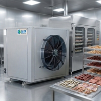 Commerciële warmtepomp voedseldroger grote capaciteit fruitdroger