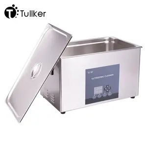 Tullker 30L Ultrasonic Cleaner Duplo Dupla Frequências Ultrassom Bicos Bloco Do Motor Refrigerador Refrigerante Frasco Ferramentas Médicas