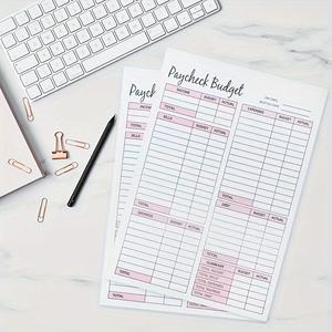 Planificateur budgétaire non daté de 50 feuilles-Organisateur financier personnel pour factures, dettes et économies | Idéal pour hommes et femmes - Product Image 4