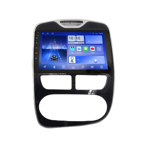 Pour RENAULT <span class=keywords><strong>CLIO</strong></span> <span class=keywords><strong>2013</strong></span> 2014 2015  Écran QLED 10,33 pouces Appareil d'autoradio double 2 Din Stéréo GPS Navigation Radio de voiture Android - Product Image 2