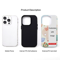 Coque de téléphone vierge 3D PBT Full Edge antichoc Sublimation pour IPhone 16/16 PRO/16 Pro Max Google Pixel 7/7pro/8/9