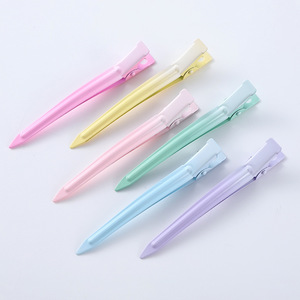 Non. 9 pinces à cheveux carrées en métal à dégradé de couleurs, 12 cm, pour femmes, usage quotidien - Product Image 1