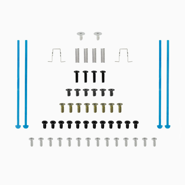 Screws Full Set Replacement Parts for Nintendo Switch 2 for Switch2 Console Joy-pad Screws and Side Decorative Strips