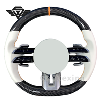 Accessoires d'intérieur de voiture personnalisés pour Mercedes Benz W204 W218 W214 W212 C63 Classe A Classe C Classe E Volant en fibre de carbone