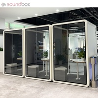 Soundbox bureau cabine de réunion cabine de conférence meubles de bureau à domicile cabine téléphonique à vendre